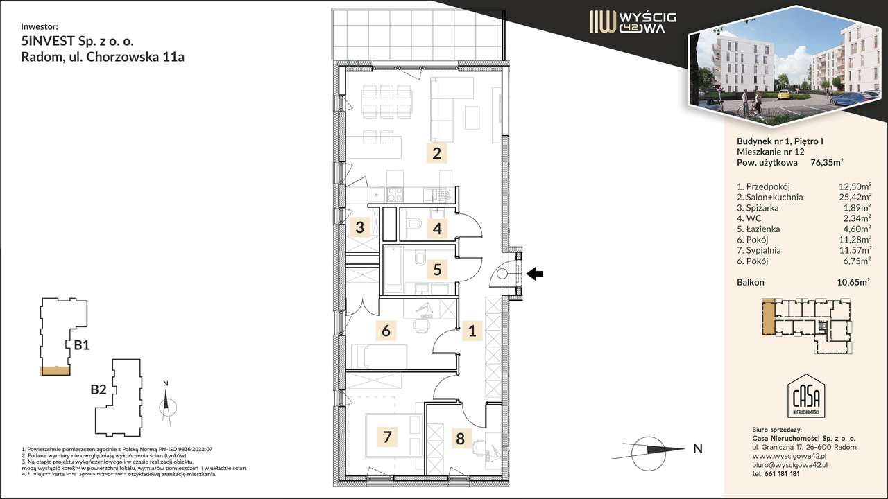 Wyścigowa 42 | mieszkanie 4-pok. | 12 - Pełny obrazek: 2/7