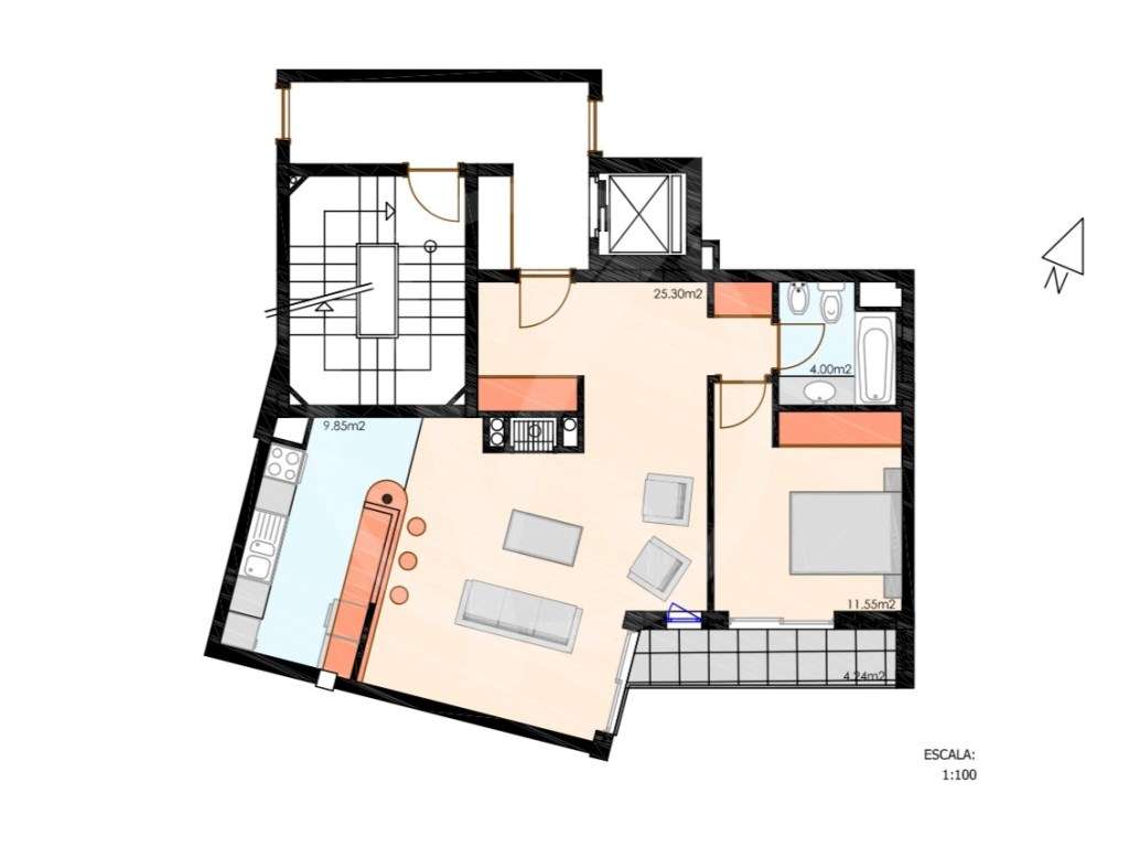 Apartamento T1 na Póvoa de Varzim - Excelente Localização-7