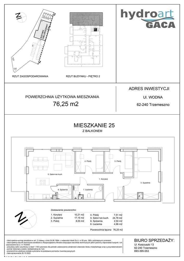 Wodna 2 | mieszkanie 5-pok. | 25 - Pełny obrazek: 2/7
