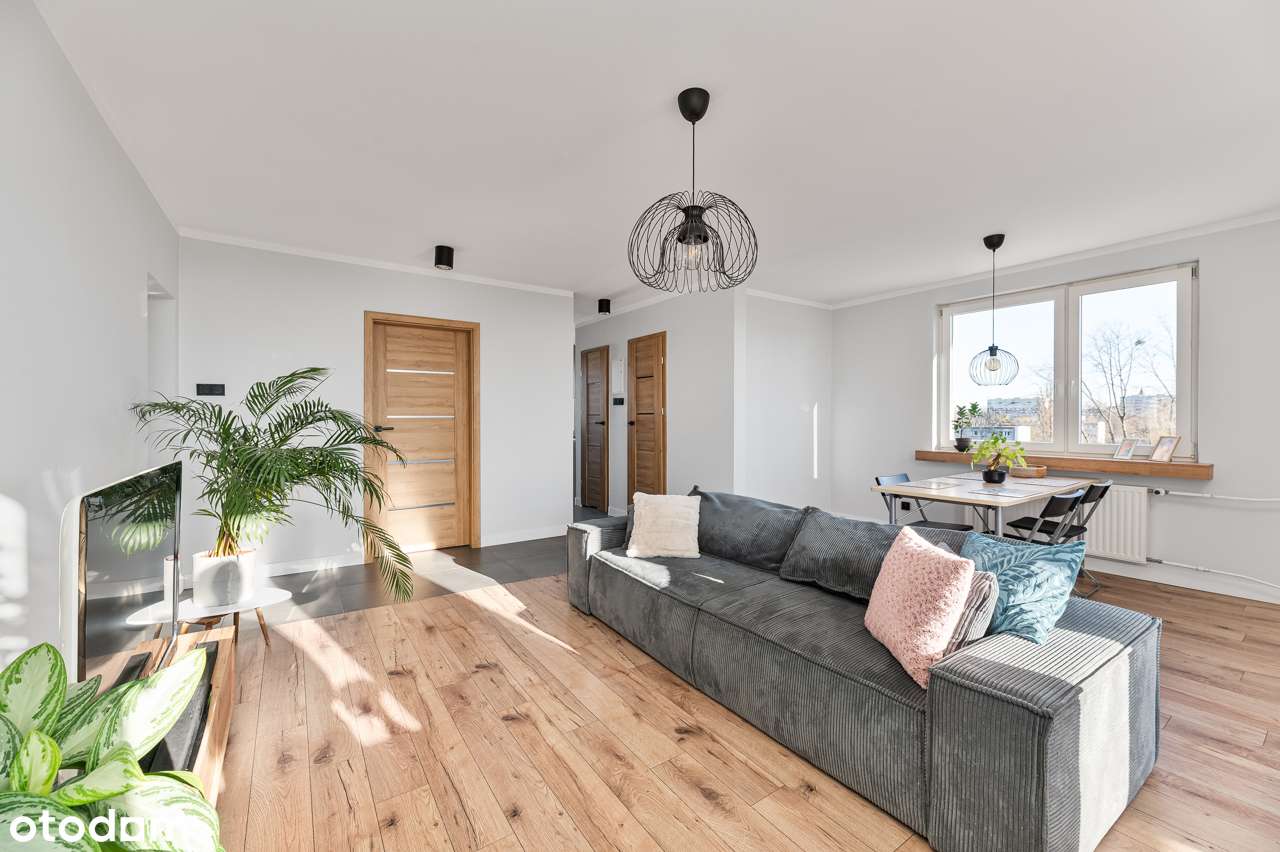 Stylowe, odnowione 3 pok. z balkonem, przestrzeń i światło na Żabieńcu - Pełny obrazek: 4/15