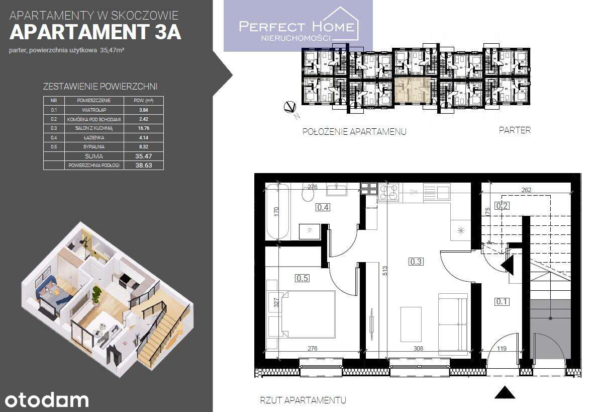 Apartament 2 pokojowy na zamkniętym osiedlu.-2
