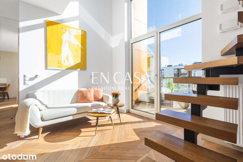 Piękne, dwupoziomowe mieszkanie, ostatnie piętro-0