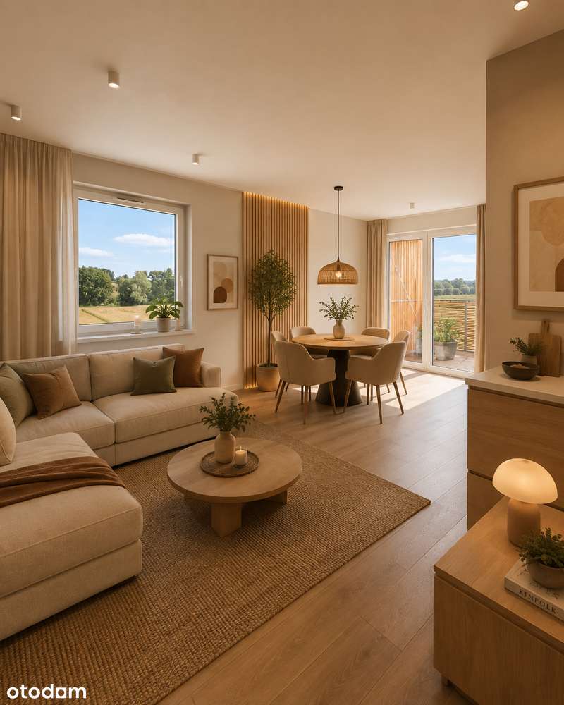 Mieszkanie na sprzedaż, 3 pokoje, 58 m², Dębno