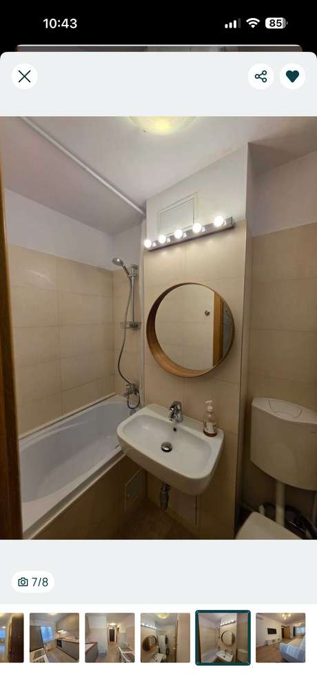 Garsonieră de închiriat în Salajan, 43mp