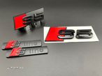 Set embleme Premium Audi S5 Negru / Roșu - 1