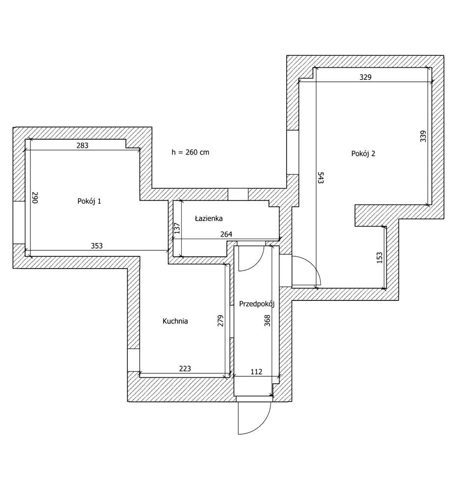 Urokliwe, rozkładowe 2 pokojowe mieszkanie w Centrum-13