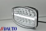 Proiector Slim, Full-Led, Pozitie si Faza Lunga Led, 12/24V, Dreptunghiular - Oval - 1