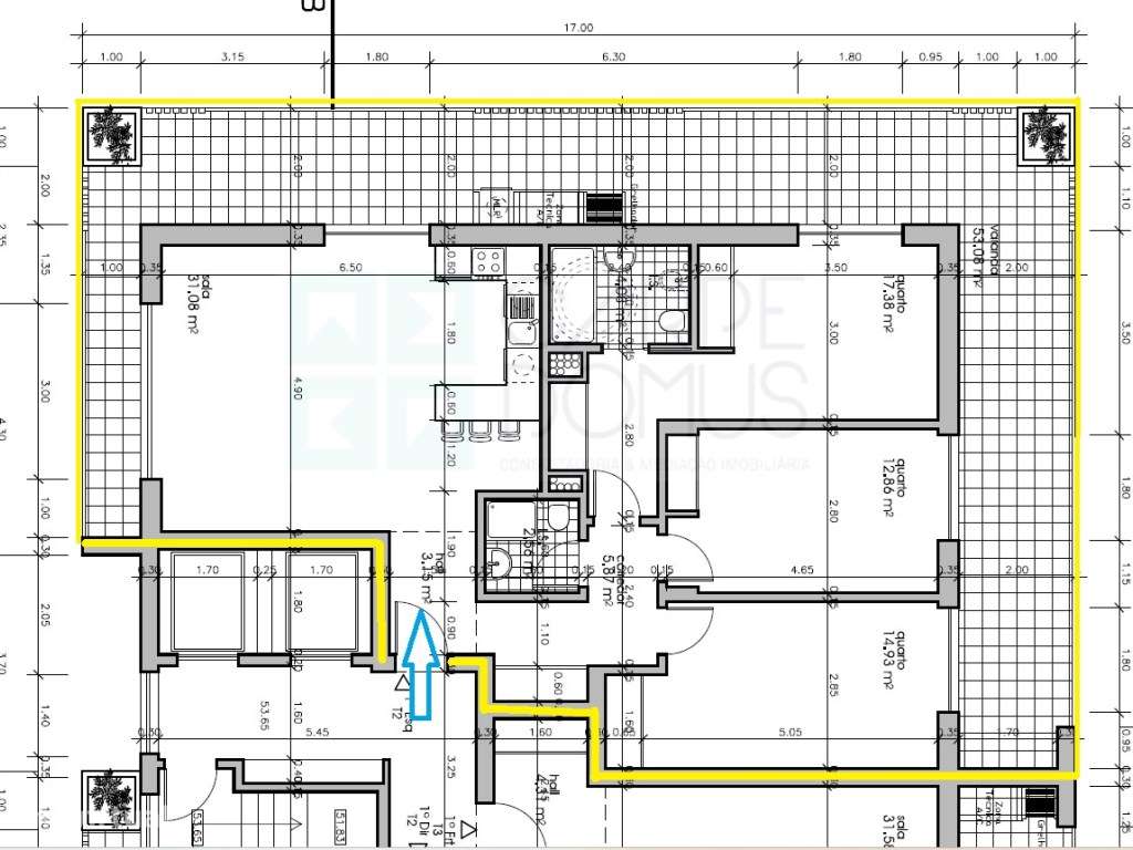 Excelente novo apartamento T3 em Setúbal - Grande imagem: 4/45