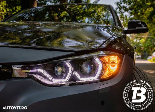 Faruri LED Angel Eyes compatibile cu BMW Seria 3 F30 F31 - 15