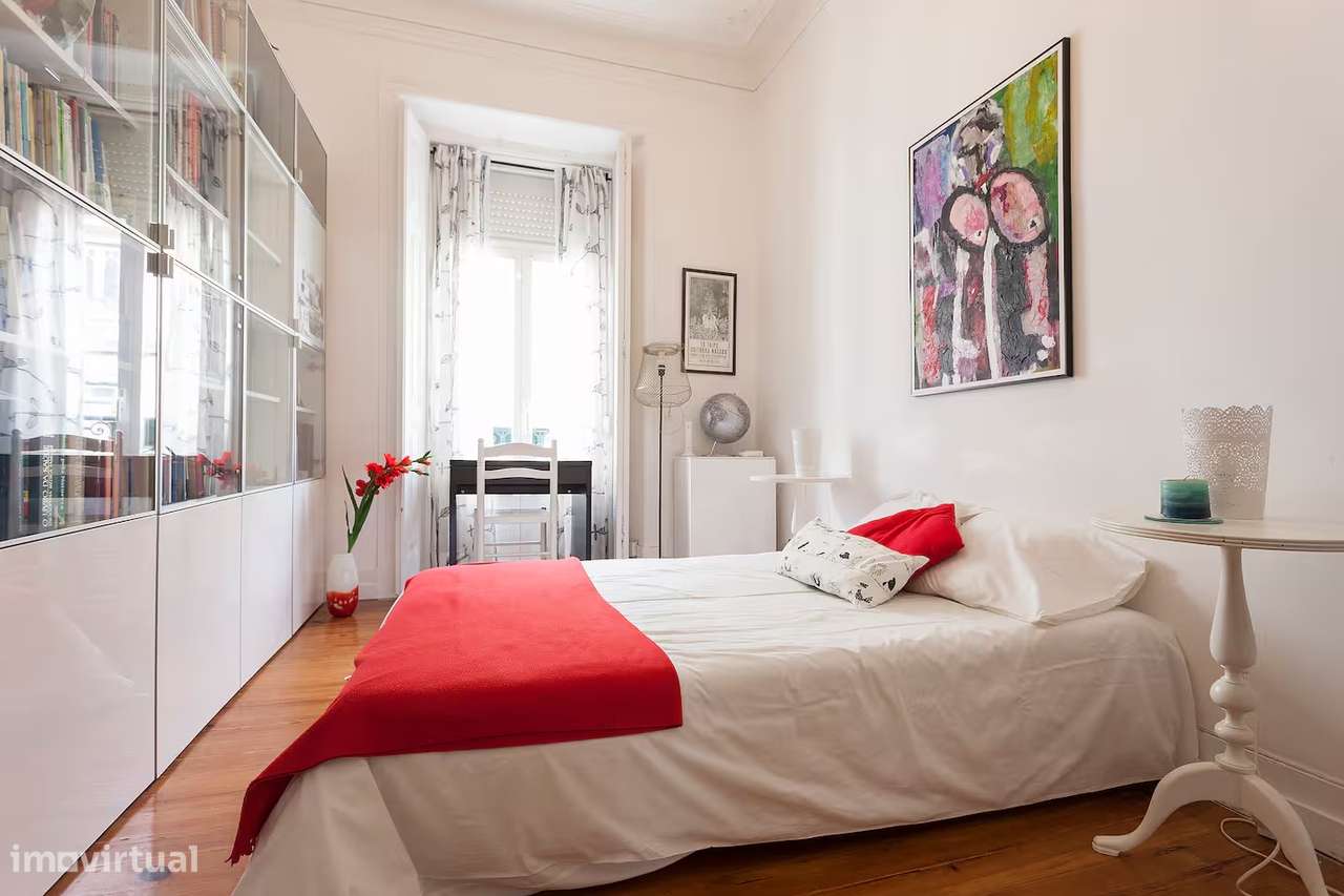 T2 luminoso e equipado em Arroios, Lisboa - Grande imagem: 4/15