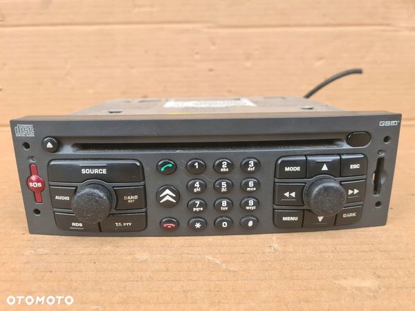 radio nawigacja rt3 citroen c2 c3 c4 c5 c8 96553199ze - 1