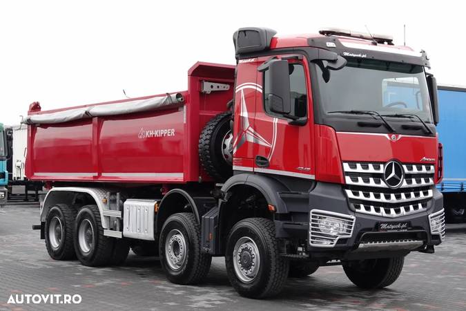 Mercedes-Benz AROCS 4245 / 8X6 / DUMP TRUCK 2 STR / KH-KIPPER / BORDMATIC / 2019 - 18