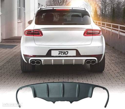 DIFUSOR TRASEIRO LOOK S TURBO PARA PORSCHE MACAN 14- - 1