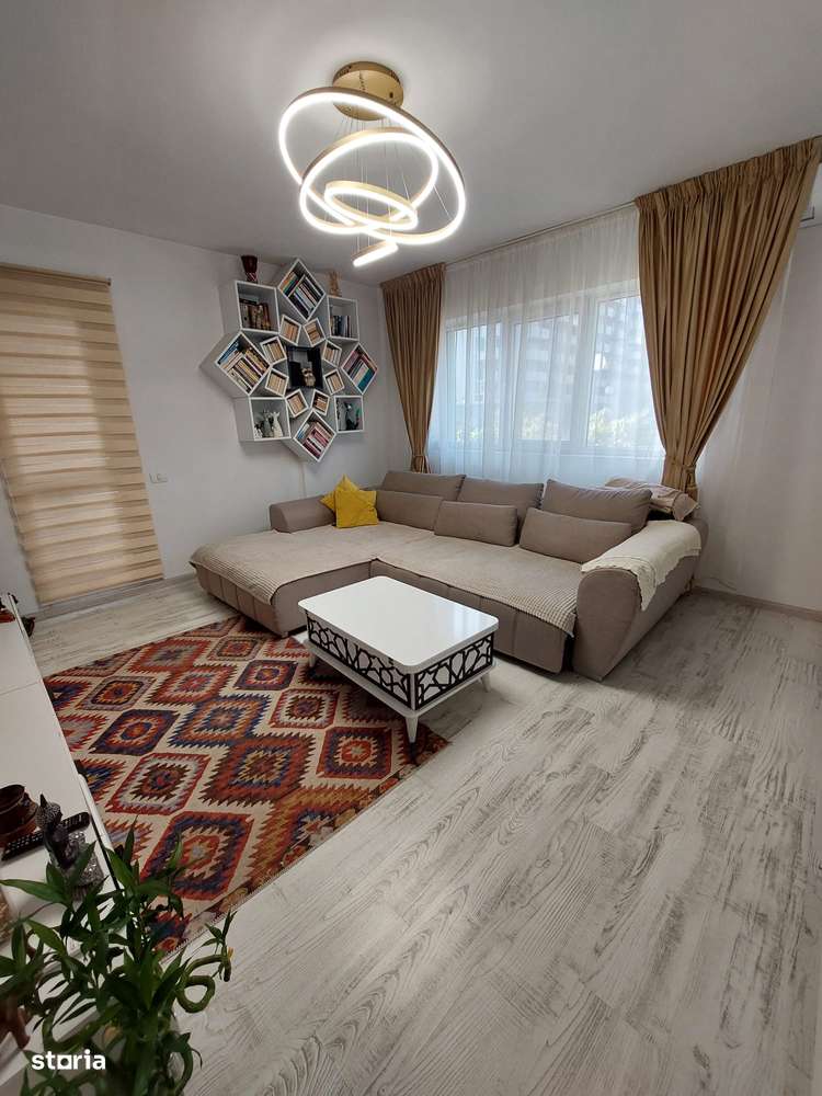 Ap 2 camere + curte, mobilat, utilat, AC, parcare, metrou Berceni - Imagine principală: 2/18