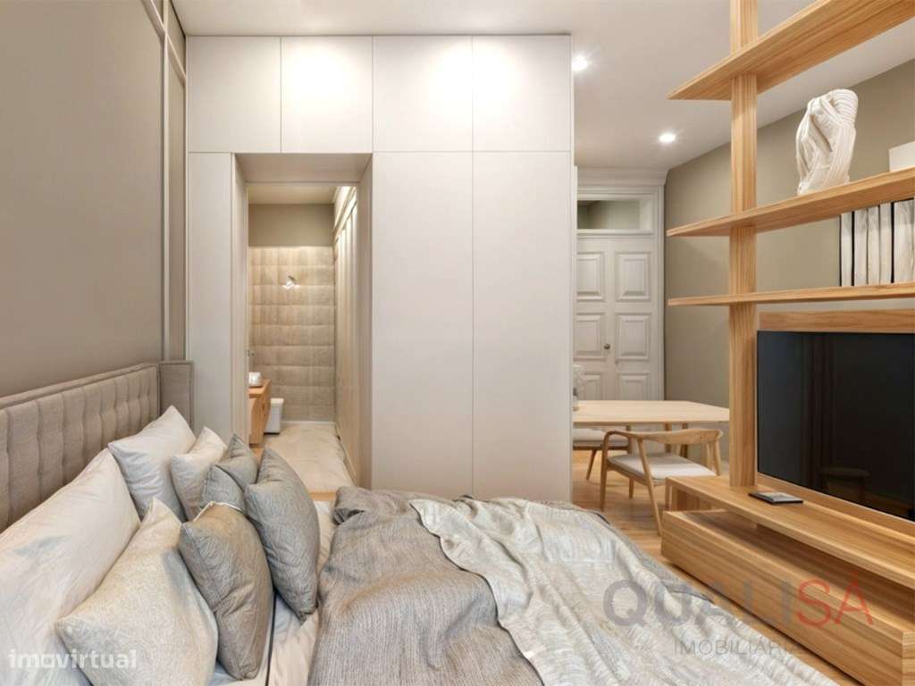 Apartamento T1 com varanda em prédio novo no centro histórico de Braga-10