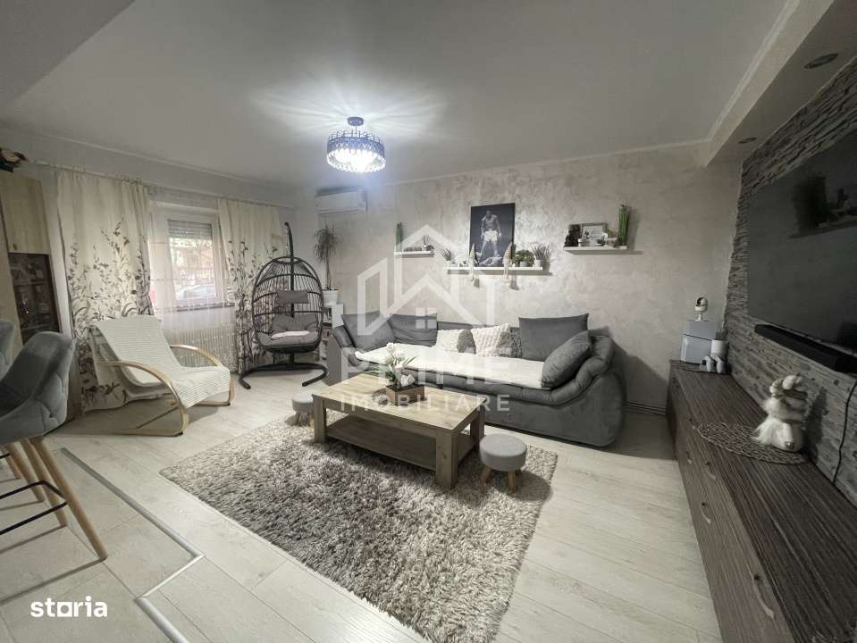 Apartament 3 camere | Zona Tolstoi | 78mp | Ultrafinisat | Complet mob-0