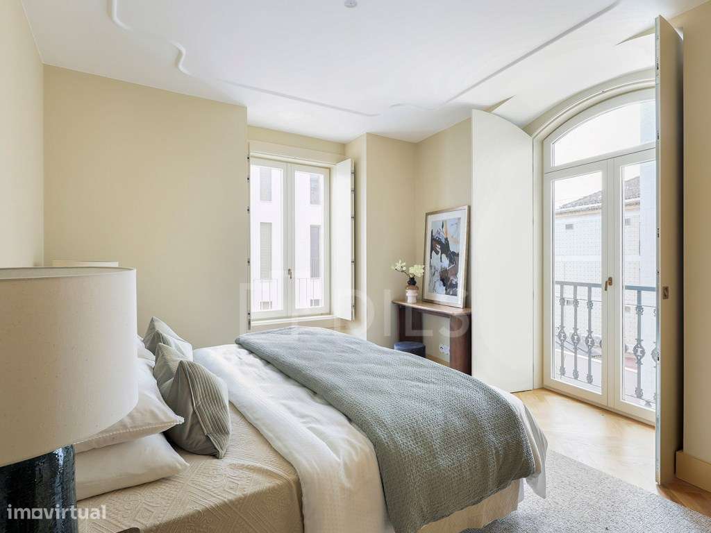 Apartamento T2 com varanda e vista rio, no Palácio Santa Clara - Grande imagem: 4/24