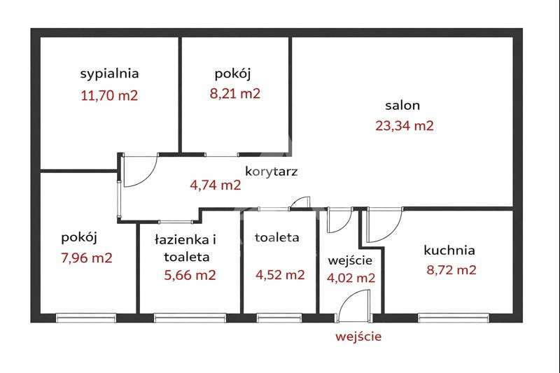 Nowy dom parterowy/ stan surowy zamknięty.-3