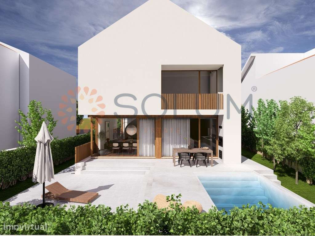 Moradia Contemporânea com Piscina e Design Moderno - Montijo-38