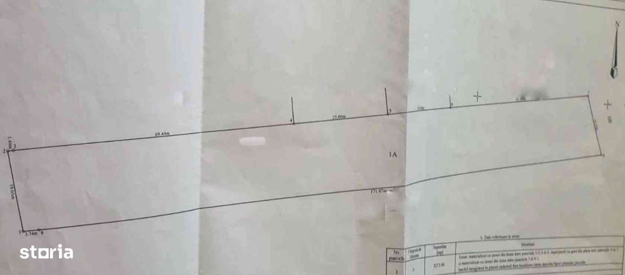 Teren intravilan 3271 mp Valea Lupului, Iași la asfalt str 1 Decembrie-1