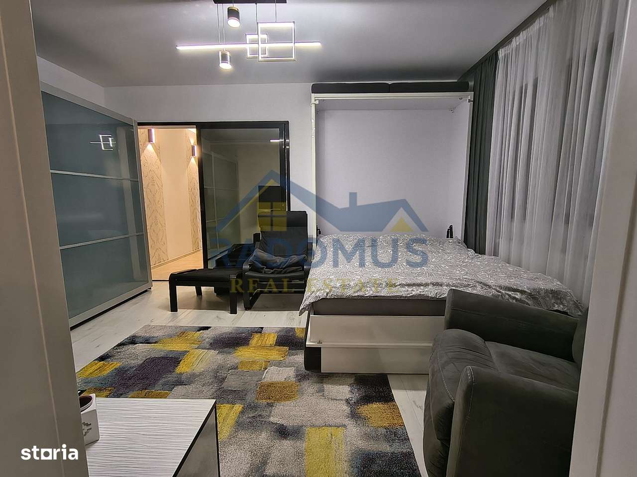 Ap. 2 cam - Malu Rosu- 47mp - 400 € / lună - Mobilat &Utilat - Imagine principală: 4/8