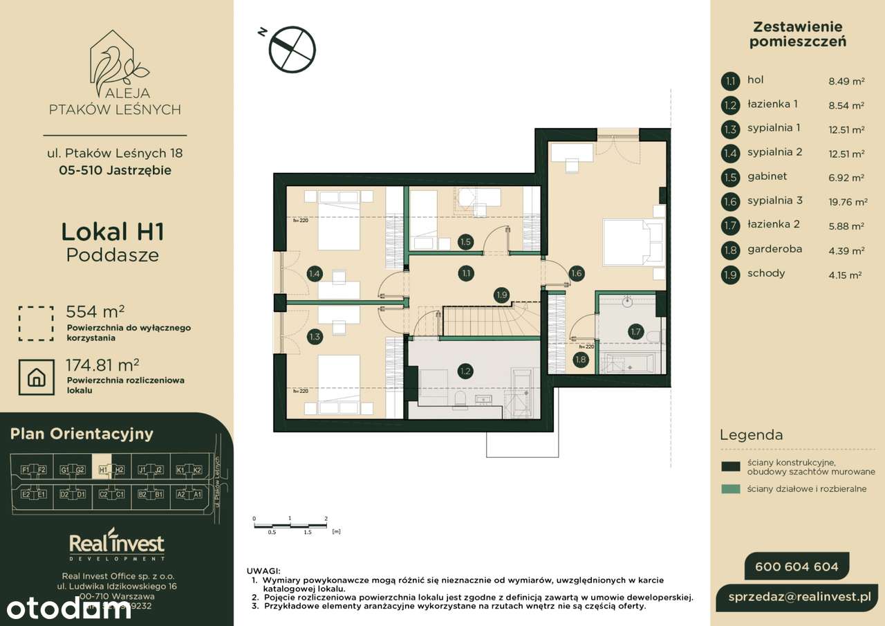 5-pokojowy dom 175m2 + ogródek Bez Prowizji - Pełny obrazek: 3/9