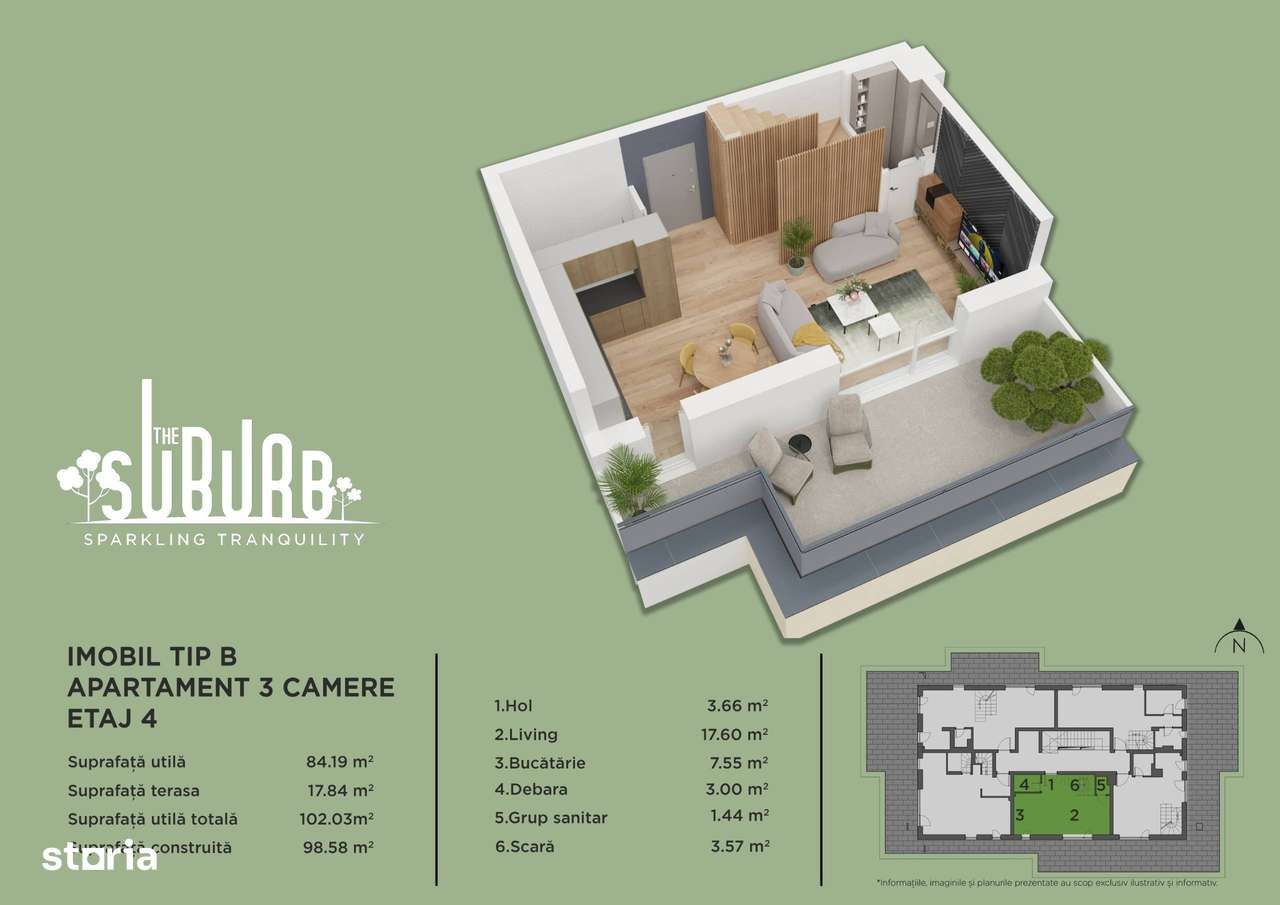 Duplex 3 camere The Suburb Buftea-8