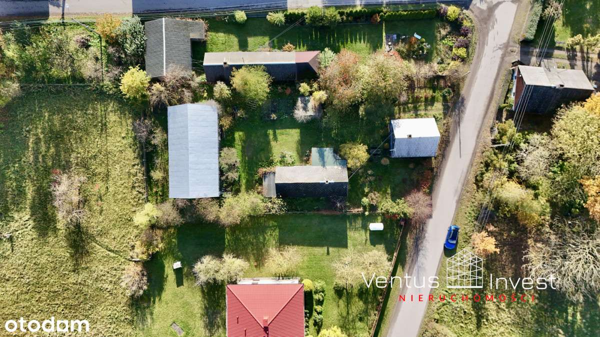 Działka z klimatycznym domem drewnianym -Czerwonka-10