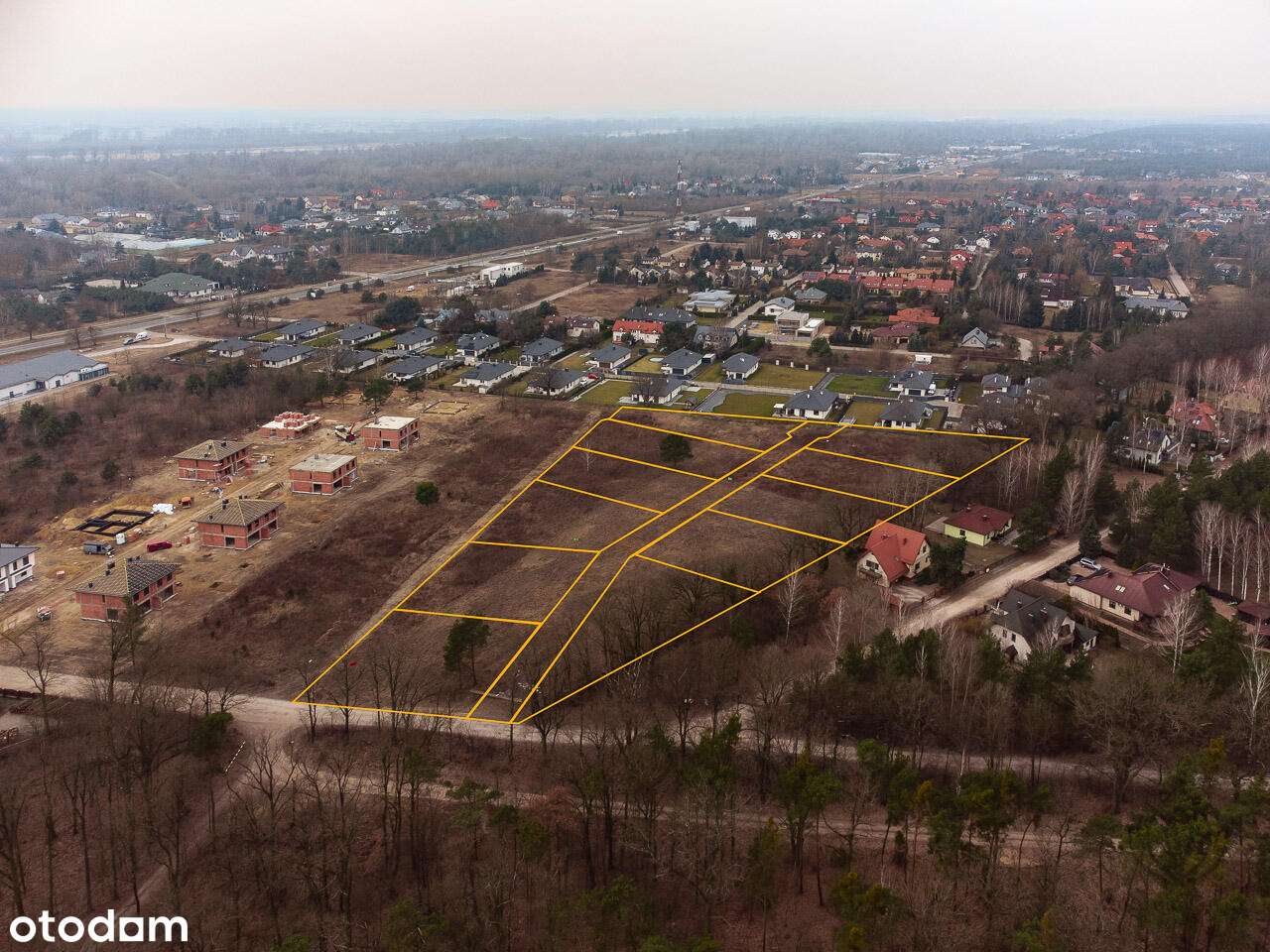 Pod inwestycję bliżniaków-plaża w lesie tuż obok!-12