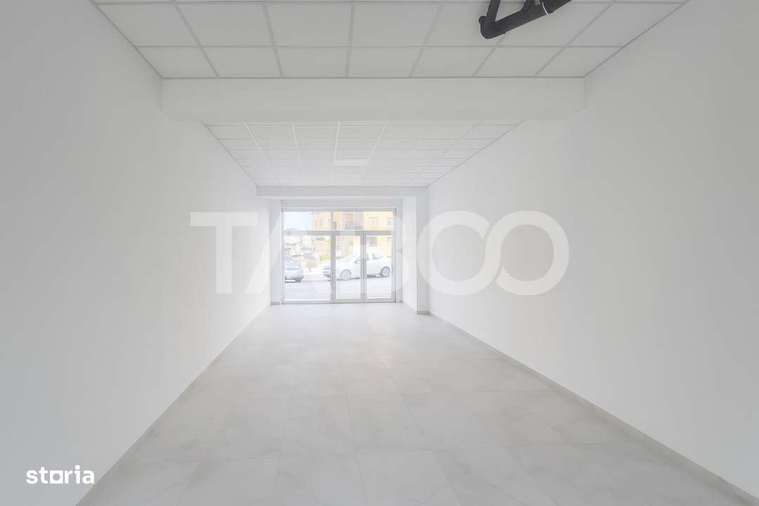 Spatiu comercial de inchiriat 65 mp vad excelent Selimbar Sibiu - Imagine principală: 1/4