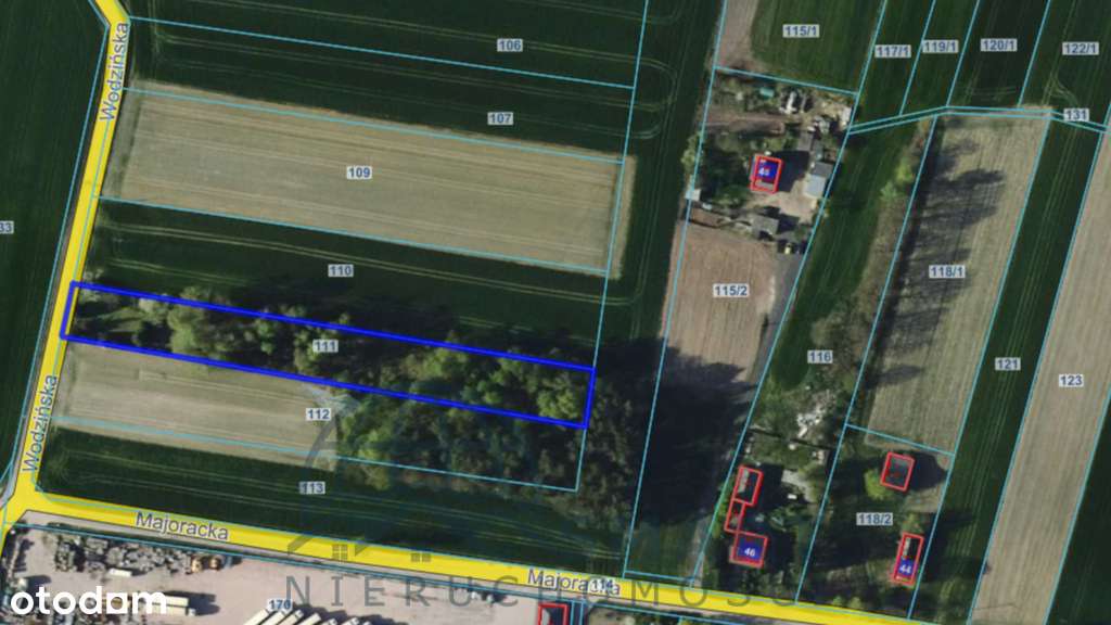 Urocza działka za miastem, Tuszyn, Wodzin-1