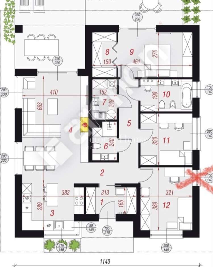 DOM PARTEROWY W STANIE SUROWYM OTWARTYM- 8,5 ara-11