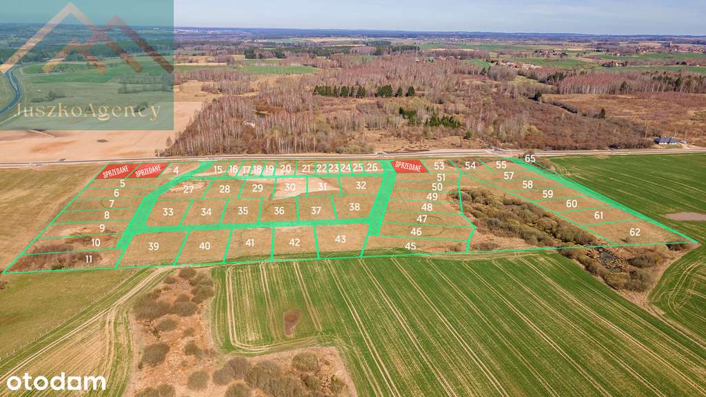 Działki budowlane z Mpzp. Woda, prąd w drodze.-2