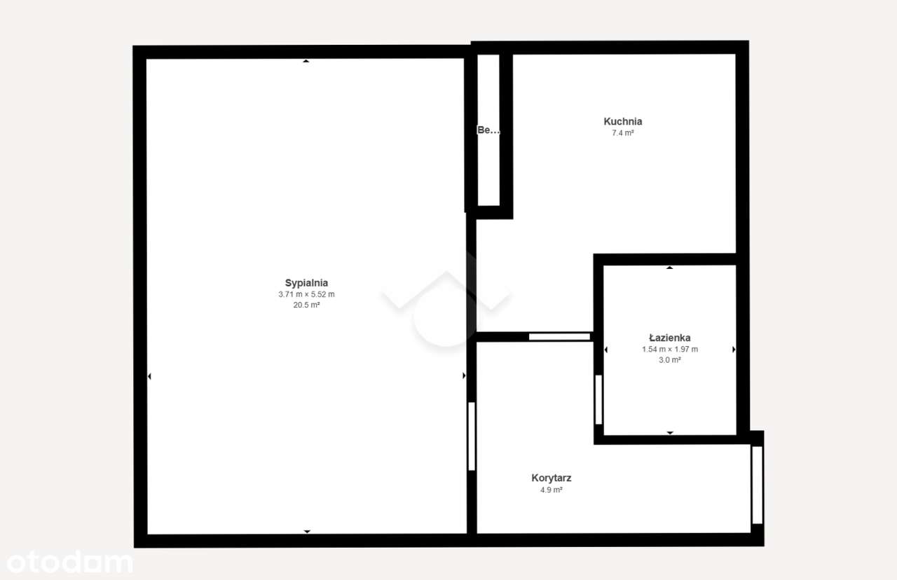 Jasne 1 - pokojowe mieszkanie w Nowej Hucie-9