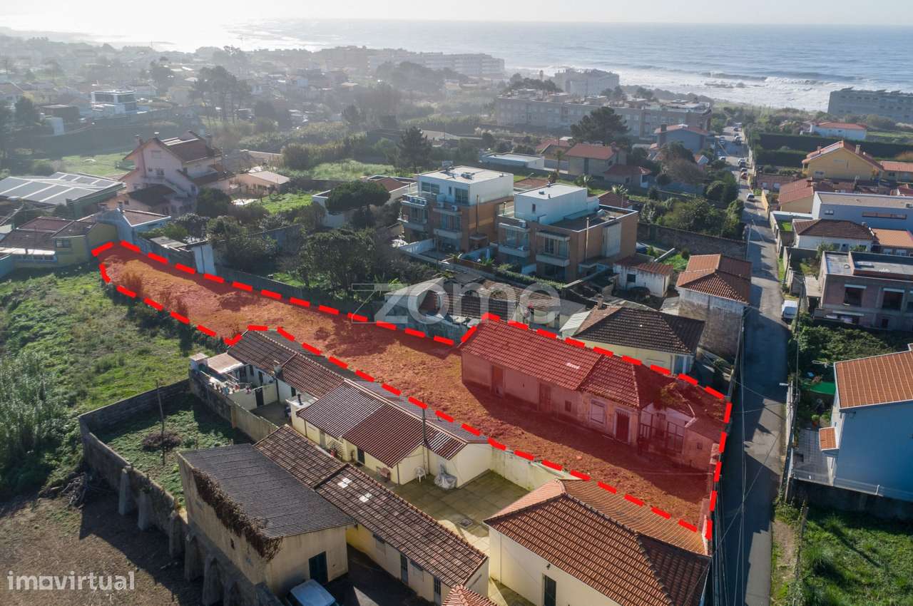 Terreno e ruína com 1.234 m2 com PIP para 2 moradias - Canidelo, VNG - Grande imagem: 2/34
