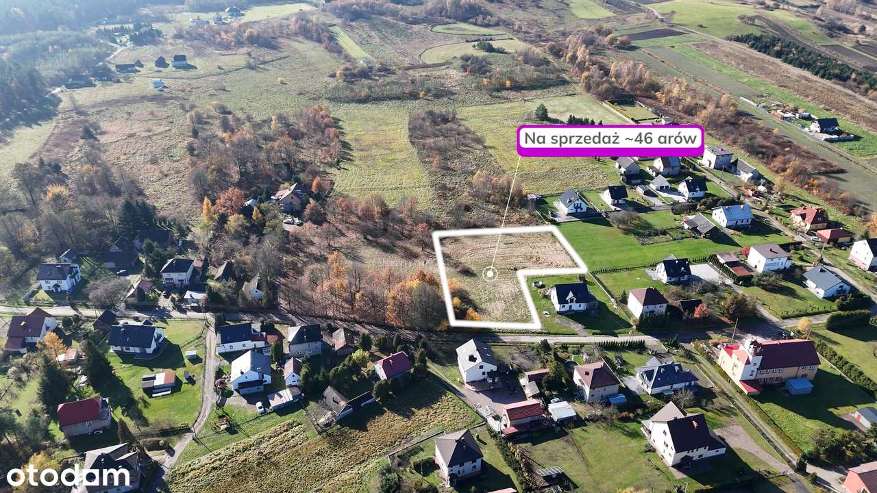 Budowlana działka w spokojnej wsi – 717 m²-6