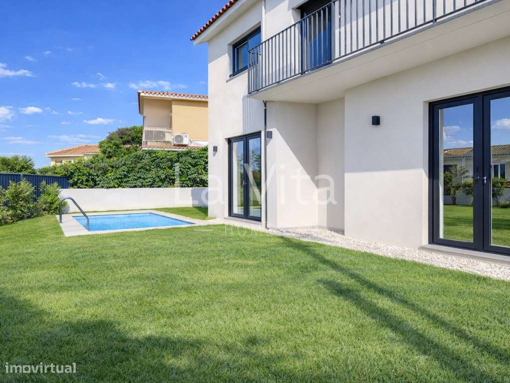 Moradia Isolada T4, com piscina e jardim no Cobre, em Cascais. - Grande imagem: 4/32