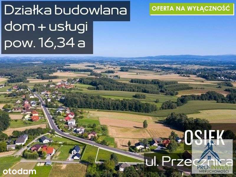 Dom + usługi nieuciążliwe bezpośrednio przy drodze-0