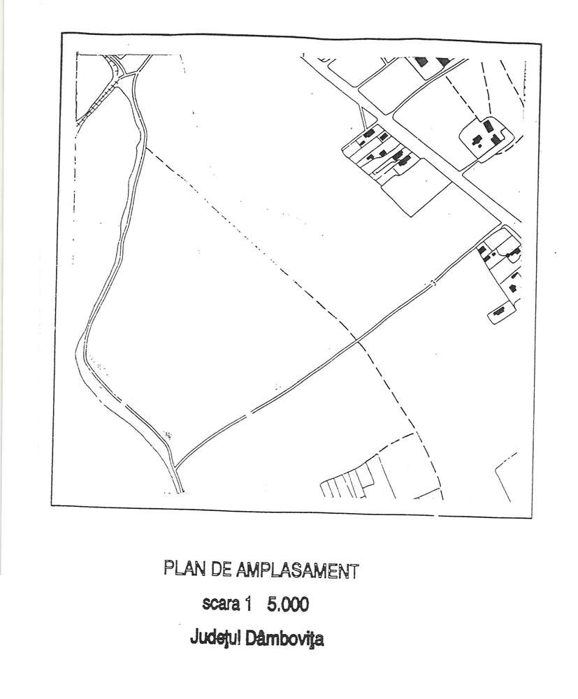 Vanzare teren intravilan 5600mp deschidere catre doua strazi Crevedia - Imagine principală: 2/2