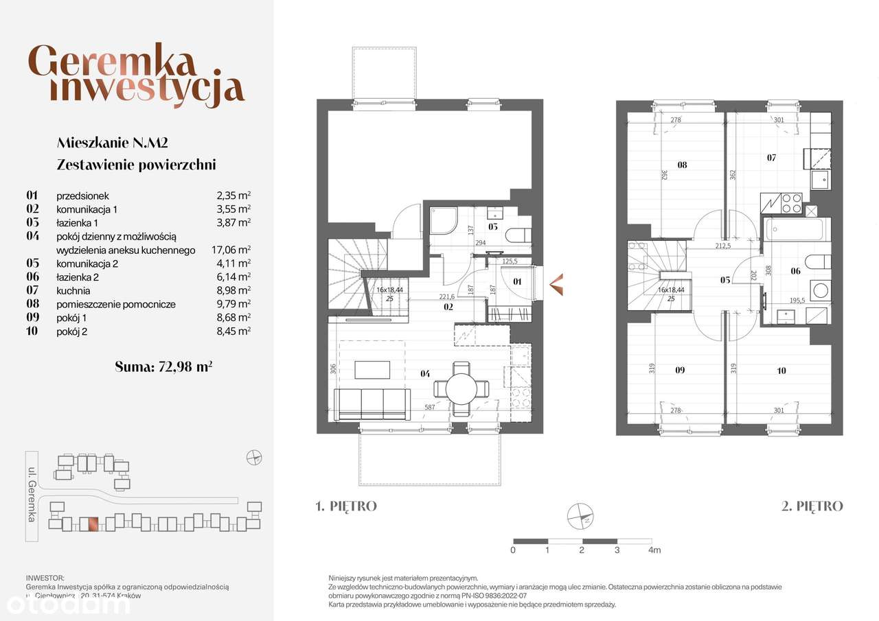 Geremka Inwestycja  | mieszkanie 4-pok. | N_M2 - Pełny obrazek: 2/7