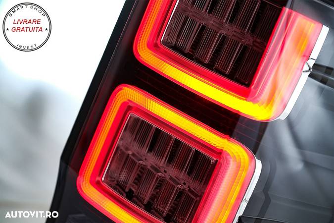 Stopuri LED Ford Ranger (2012-2018) Geam Fumuriu cu Semnal Dinamic- livrare gratuita - 5