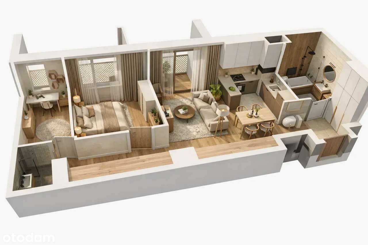 NOWOCZESNE | 71 m² | 2 BALKONY  | JEŻYCE-2