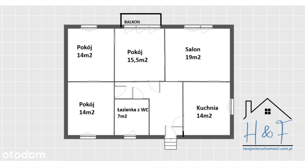 Dom do własnej aranżacji graniczący z Jeziorskiem-13