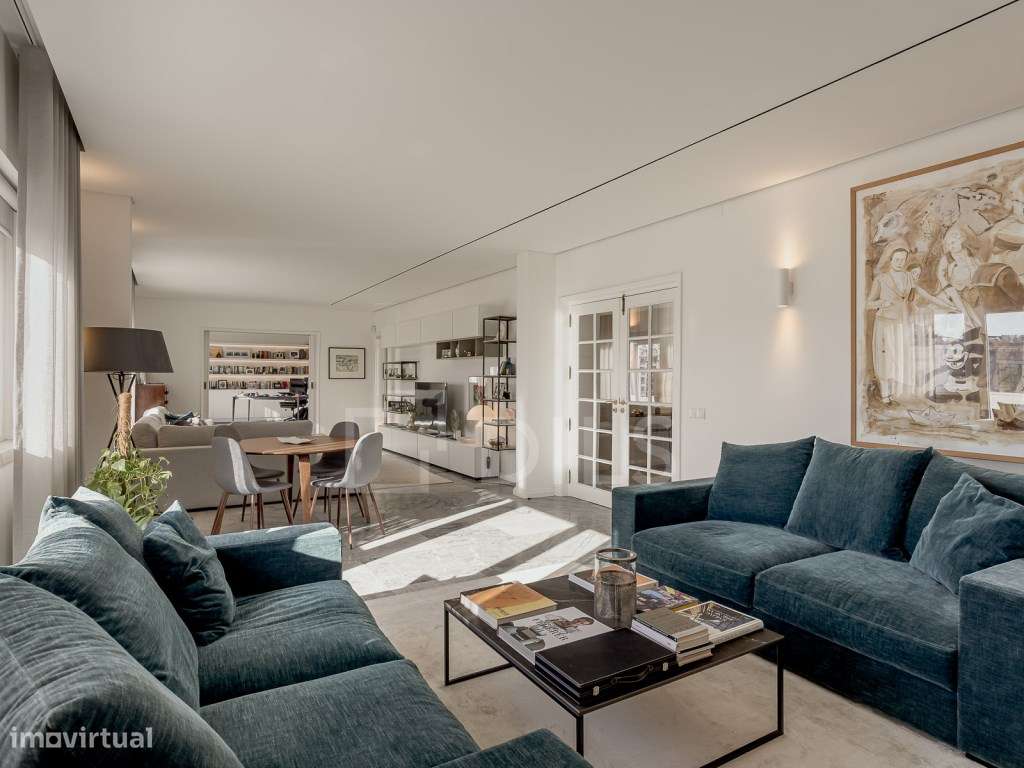 Penthouse T7 duplex em Lisboa com terraço e vista panorâmica - Grande imagem: 4/49