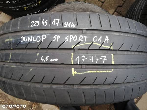 Opona 225 45 17 91W  Dunlop SP Sport 01ANr 17477 - 1