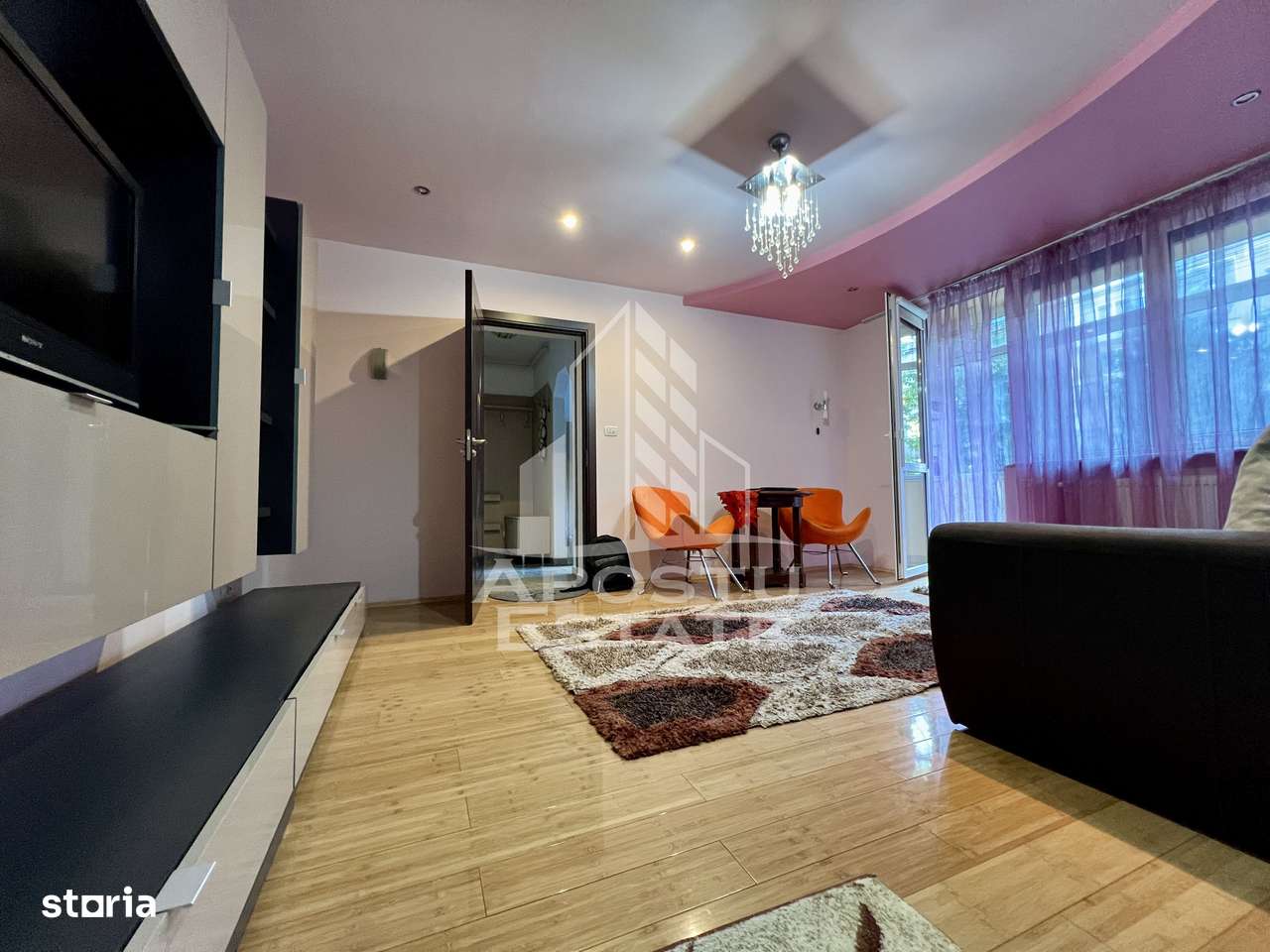 Apartament 2 camere, semidecomandat zona Podgoria. - Imagine principală: 1/12