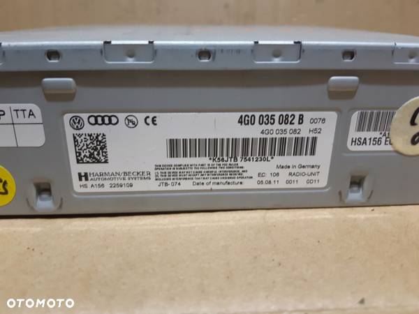 AUDI A6 A7 C7 TUNER MODUŁ WZMACNIACZ RADIA 4G0035082B - 5