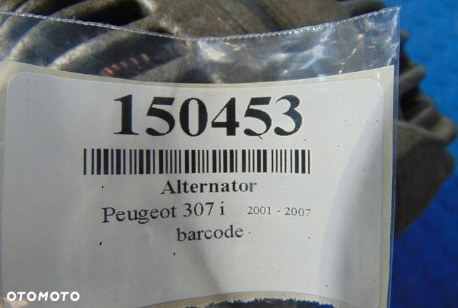 PEUGEOT 307 2.0HDI ALTERNATOR - 7