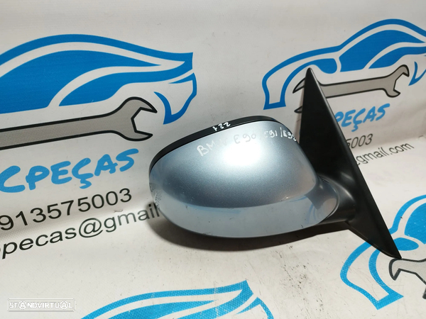 ESPELHO RETROVISOR DIREITO BMW SERIE 3 E90 LCI SEDAN 51167268264 7268264 E91 LCI TOURING ELETRICO AQUECIDO ESPELHOS RETROVISORES - 3