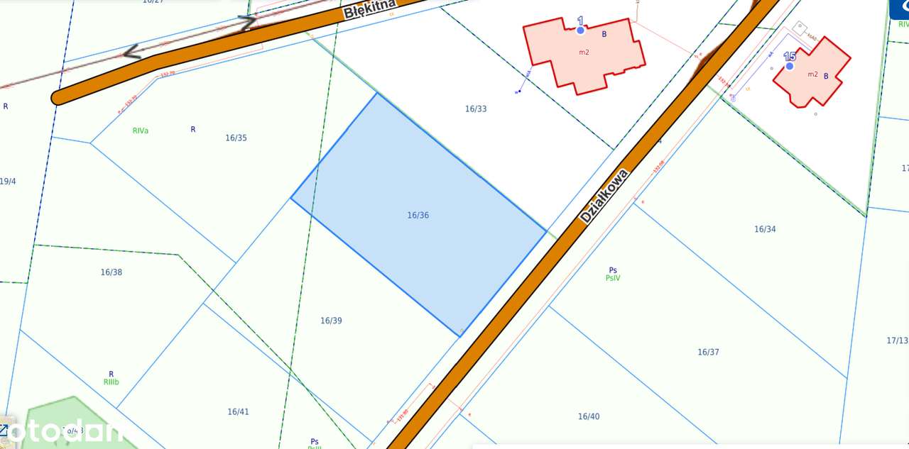Ruda działka budowlana 1257 m² w atrakcyjnej lokalizacji - Pełny obrazek: 4/12
